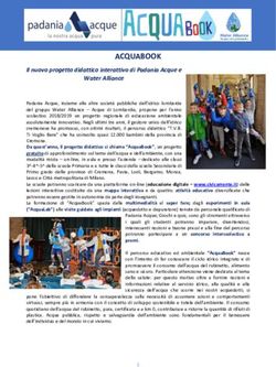 ACQUABOOK IL NUOVO PROGETTO DIDATTICO INTERATTIVO DI PADANIA ACQUE E - PADANIA ACQUE SPA