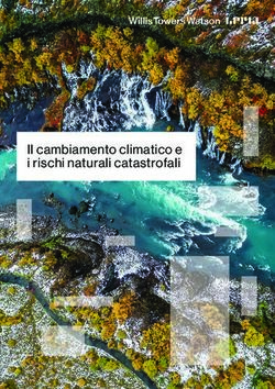 Il cambiamento climatico e i rischi naturali catastrofali - Willis ...