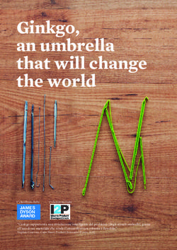 Ginkgo, an umbrella that will change the world