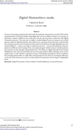 DIGITALHUMANITIESE MODA - ZONEMODA JOURNAL