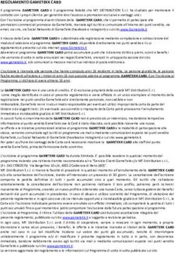 REGOLAMENTO GAMETEKK CARD