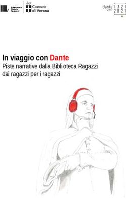 In viaggio con Dante Piste narrative dalla Biblioteca Ragazzi dai ragazzi per i ragazzi - Catalogo Biblioteche Veronesi