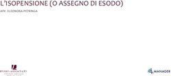 L'ISOPENSIONE (O ASSEGNO DI ESODO) - AVV. ELEONORA PETRINGA - 4.Manager
