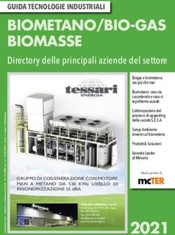 BIOMETANO/BIO-GAS BIOMASSE - Directory delle principali aziende del settore
