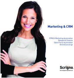 Marketing & CRM CRM & Marketing Automation Dedupe & Cleanse Sales Force Automation OnlineConcierge - GP Dati