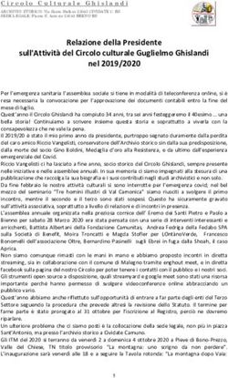 Relazione della Presidente sull'Attivit&agrave; del Circolo culturale Guglielmo Ghislandi nel 2019/2020 - Circolo ...