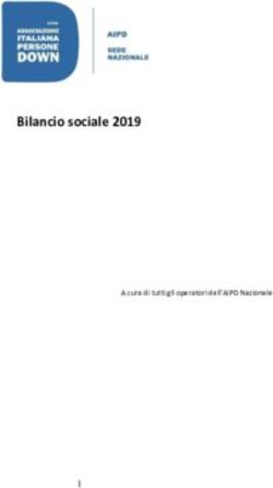 Bilancio sociale 2019 - AIPD