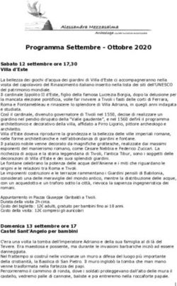 Programma Settembre - Ottobre 2020 - Alessandra Mezzasalma