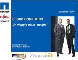 CLOUD COMPUTING Un viaggio tra le "nuvole" - Giuseppe De Pascale Senior System Engineer