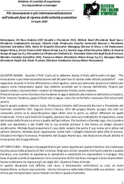 Pi&ugrave; innovazione e pi&ugrave; internazionalizzazione nell'attuale fase di ripresa delle attivit&agrave; produttive