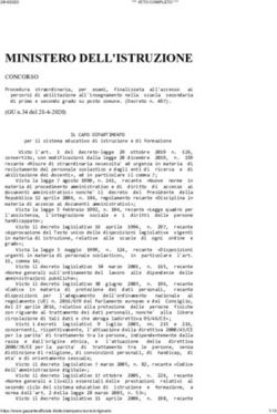 MINISTERO DELL'ISTRUZIONE - CONCORSO - INFODOCENTI