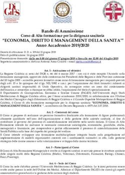 "ECONOMIA, DIRITTO E MANAGEMENT DELLA SANITA'" - a.a. 2019