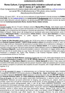 Roma Culture, il programma delle iniziative culturali sul web dal 31 marzo al 7 aprile 2021