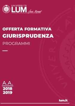 Giurisprudenza offerta formativa - A.A - LUM "Jean Monnet"