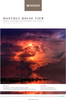 MONTHLY HOUSE VIEW - Indosuez Wealth Management