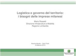 Logistica e governo del territorio: i bisogni delle imprese milanesi - Mario Rossetti Direzione Infrastrutture e Mobilit&agrave; Regione Lombardia ...