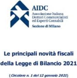 Le Principali Novità Fiscali Della Legge Di Bilancio 2021 - (Circolare ...