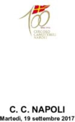 C. C. NAPOLI Martedì, 19 settembre 2017 - Circolo Canottieri Napoli