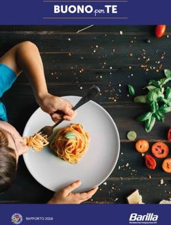 RAPPORTO 2018 - Barilla CSR 2018