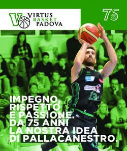 IMPEGNO, RISPETTO E PASSIONE. DA 75 ANNI LA NOSTRA IDEA DI PALLACANESTRO.
