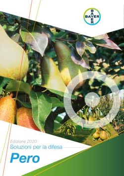 Soluzioni per la difesa - Edizione 2020 - Bayer CropScience