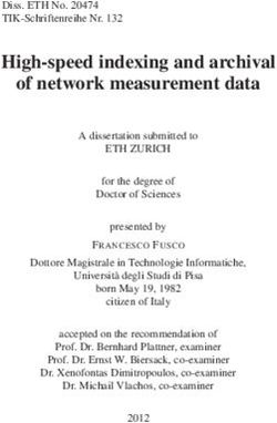 High-speed indexing and archival of network measurement data