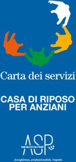 CASA DI RIPOSO PER ANZIANI - ASP Reggio Emilia