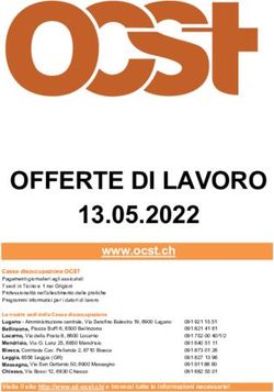 OFFERTE DI LAVORO 13.05.2022 - www.ocst.ch