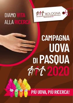 2020 UOVA DI PASQUA DIAMO VITA ALLA RICERCA - AIL BOLOGNA