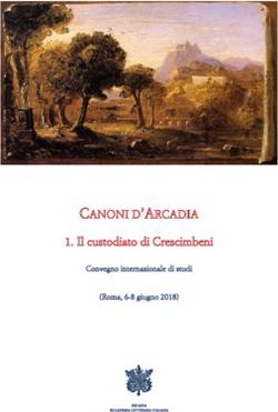 CANONI D'ARCADIA 1. Il custodiato di Crescimbeni - Convegno internazionale di studi (Roma, 6-8 giugno 2018) - Accademia dell'Arcadia