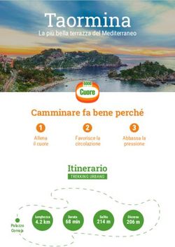 Taormina - Camminare fa bene perché Itinerario 1 - Olio Cuore