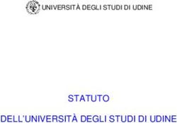 STATUTO DELL'UNIVERSITÀ DEGLI STUDI DI UDINE - UNIVERSITÀ DEGLI STUDI DI UDINE