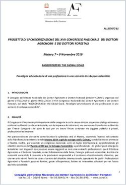 PROGETTO DI SPONSORIZZAZIONE DEL XVII CONGRESSO NAZIONALE DEI DOTTORI AGRONOMI E DEI DOTTORI FORESTALI - Conaf