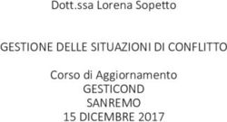 GESTIONE DELLE SITUAZIONI DI CONFLITTO GESTICOND SANREMO 15 DICEMBRE 2017 - Dott.ssa Lorena Sopetto Corso di Aggiornamento - Gesticond Ponente Ligure