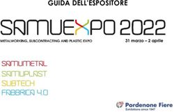 GUIDA DELL'ESPOSITORE - 31 marzo - 2 aprile - Cluster Comet