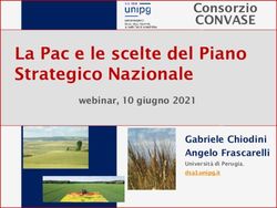 La Pac e le scelte del Piano Strategico Nazionale - CONVASE Consorzio