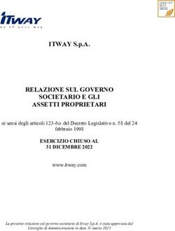 RELAZIONE SUL GOVERNO SOCIETARIO E GLI ASSETTI PROPRIETARI