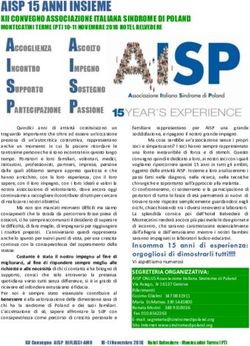 AISP 15 ANNI INSIEME XII CONVEGNO ASSOCIAZIONE ITALIANA SINDROME DI POLAND MONTECATINI TERME (PT) 10-11 NOVEMBRE 2018 HOTEL BELVEDERE
