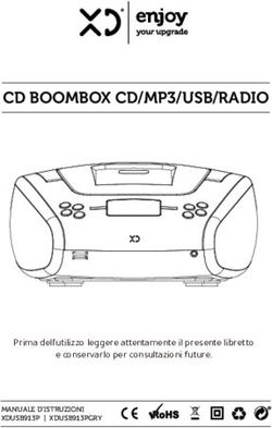CD BOOMBOX CD/MP3/USB/RADIO - CD BOOMBOX CD/MP3/USB/RADIO - MANUALE DI ISTRUZIONE | XDUSB913P - Enjoy
