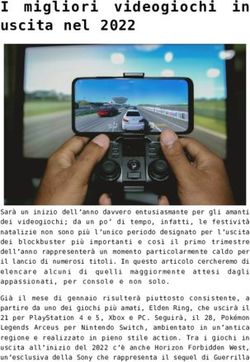 I migliori videogiochi in uscita nel 2022