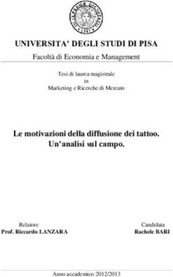 UNIVERSITA' DEGLI STUDI DI PISA