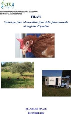 FILAVI Valorizzazione ed incentivazione delle filiere avicole biologiche di qualit&agrave; - Sinab