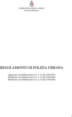 REGOLAMENTO DI POLIZIA URBANA - COMUNE DI LASTRA A SIGNA - Approvato con Deliberazione C.C. n. 12 del 13/02/1979 Modificato con Deliberazione C.C ...