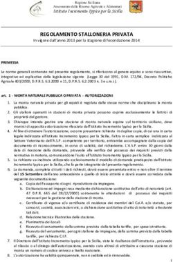 REGOLAMENTO STALLONERIA PRIVATA - Istituto Incremento Ippico per la Sicilia