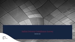 Italian Privacy Compliance Survey - SNAPSHOT 2021 - DLA Piper