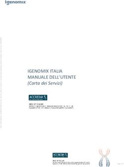 IGENOMIX ITALIA MANUALE DELL'UTENTE - (Carta dei Servizi)