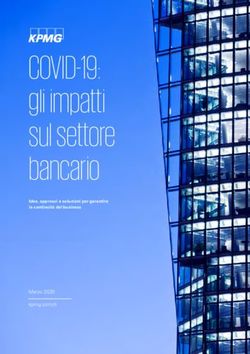 COVID-19: gli impatti sul settore bancario - Marzo 2020 kpmg.com/it - assets.kpmg
