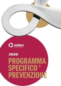 PROGRAMMA SPECIFICO PREVENZIONE - 2020 DI - Comieco