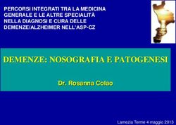 DEMENZE: NOSOGRAFIA E PATOGENESI - Dr. Rosanna Colao - PERCORSI INTEGRATI TRA LA MEDICINA GENERALE E LE ALTRE SPECIALITÀ NELLA DIAGNOSI E CURA ...