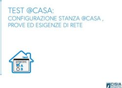 TEST @CASA: CONFIGURAZIONE STANZA @CASA , PROVE ED ESIGENZE DI RETE - test - configurazione stanza, prove e esigenze di rete